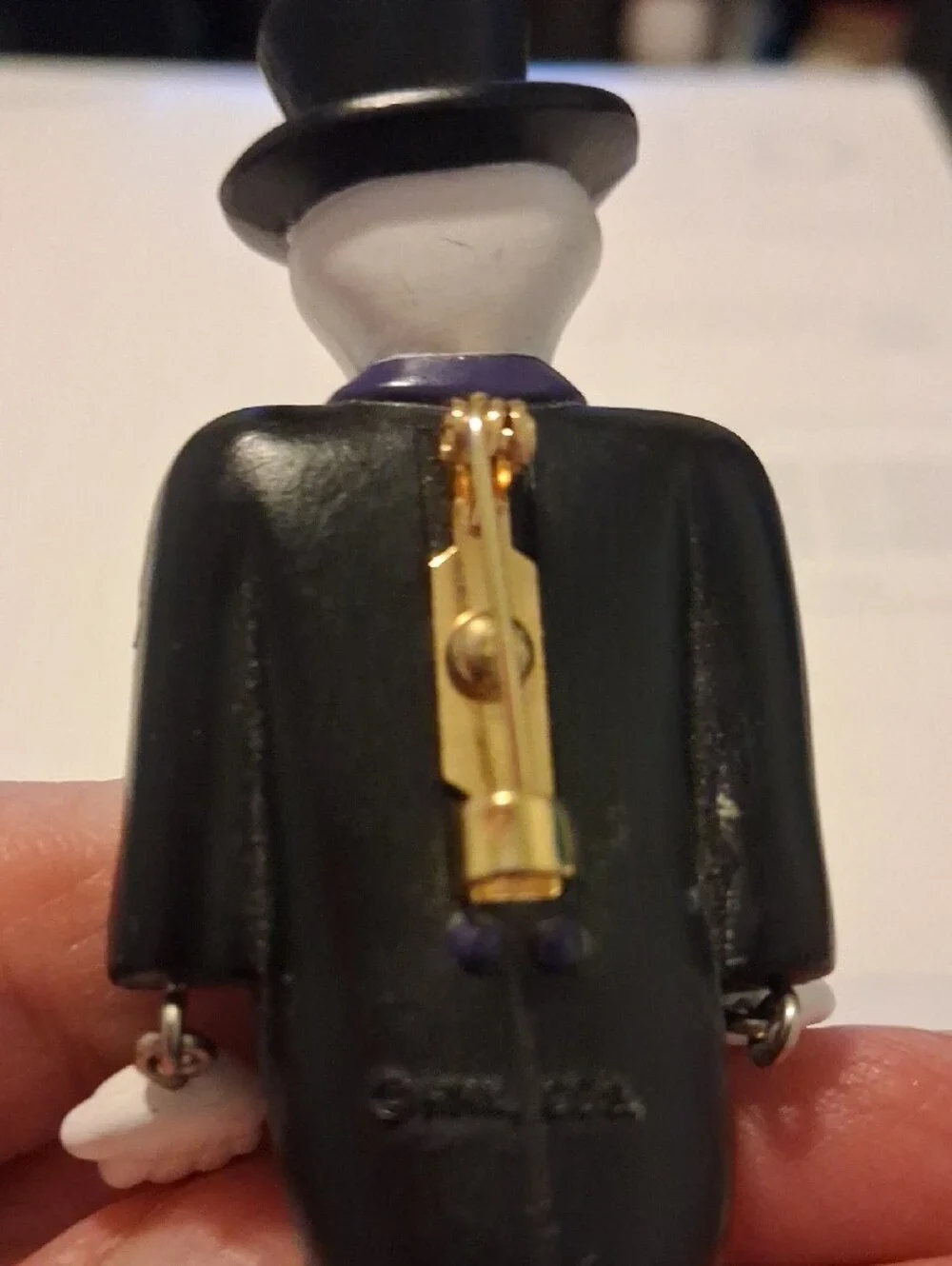 Halloween Vintage 1990's Hallmark Svengoolie Skeleton lapel pin.
